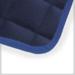 navy Quilted Material with navy Cloth Trim